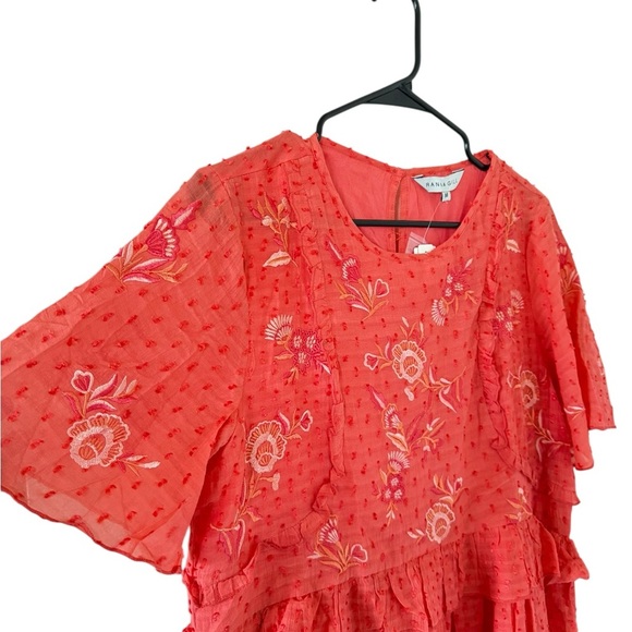 Anthropologie NEW Ranna Gill Basilia Embroidered Tunic - Picture 3 of 8
